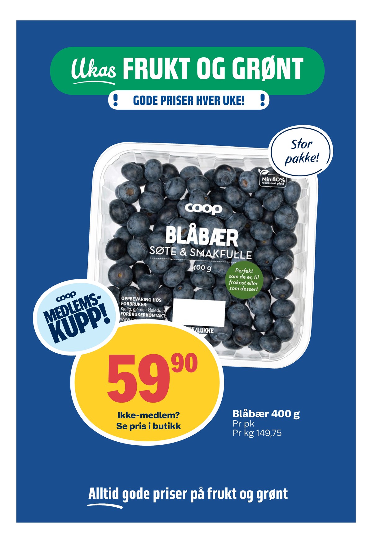 Se Coop Obs kundeavis for uge 32 på Tilbudsuken.no. Se gode tilbud på mange varer. Les kundeavisen her! Side 7