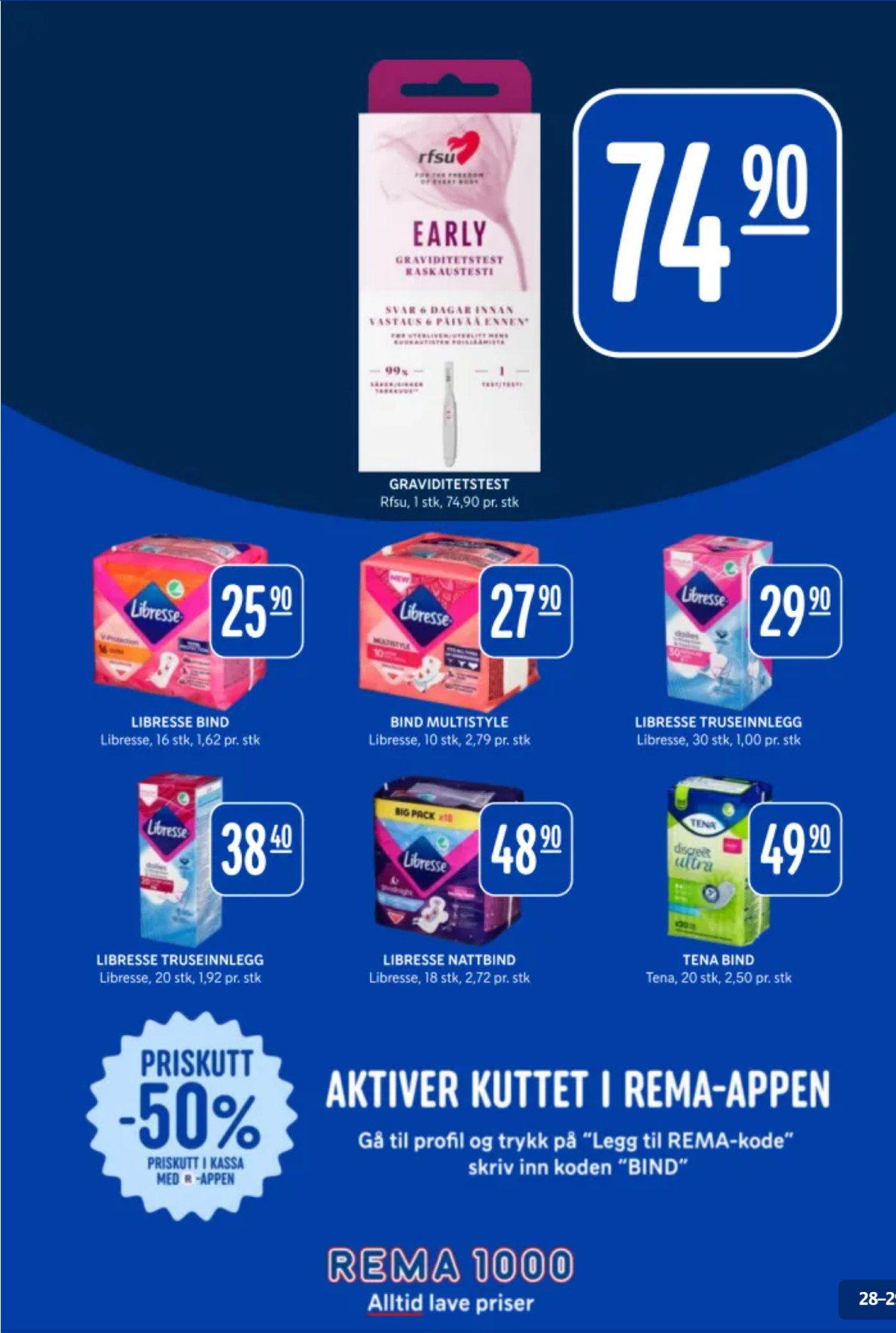 Se Rema 1000 kundeavis for uge 32 på Tilbudsuken.no. Se gode tilbud på mange varer. Les kundeavisen her! Side 28