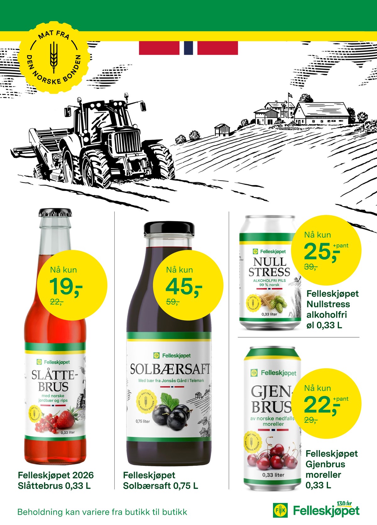 Se Felleskjøpet kundeavis for uge 32 på Tilbudsuken.no. Se gode tilbud på mange varer. Les kundeavisen her! Side 8