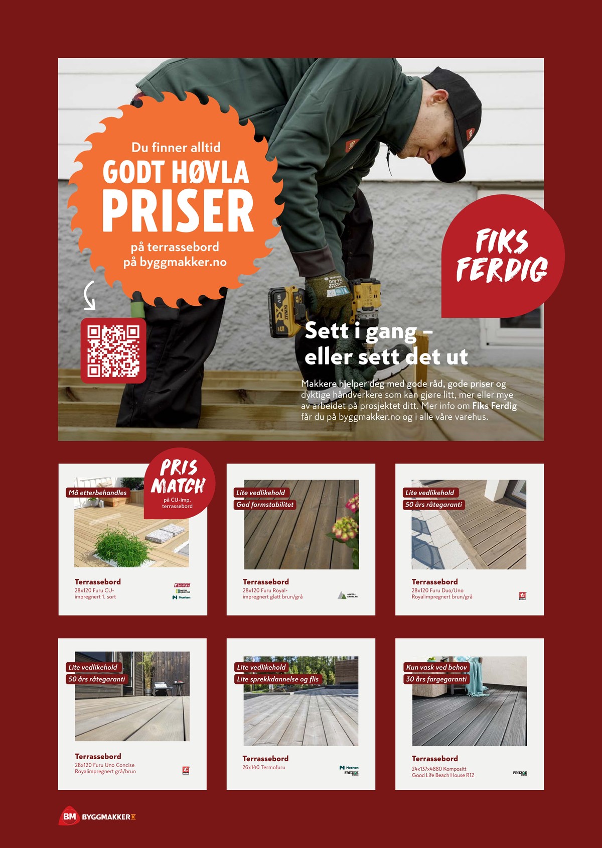 Se Byggmakker kundeavis for uge 33 på Tilbudsuken.no. Se gode tilbud på mange varer. Les kundeavisen her! Side 2