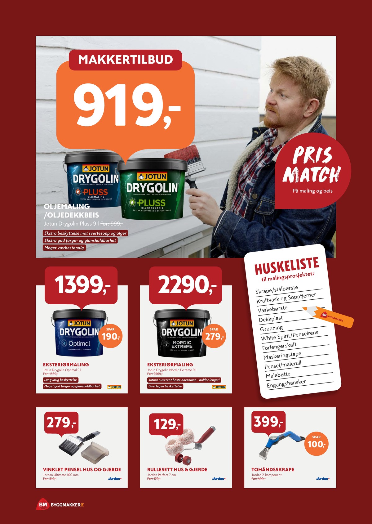 Se Byggmakker kundeavis for uge 33 på Tilbudsuken.no. Se gode tilbud på mange varer. Les kundeavisen her! Side 4