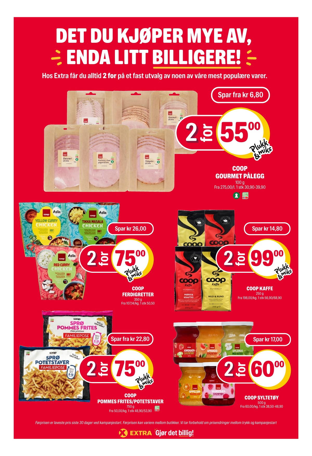 Se Coop Extra kundeavis for uge 33 på Tilbudsuken.no. Se gode tilbud på mange varer. Les kundeavisen her! Side 27