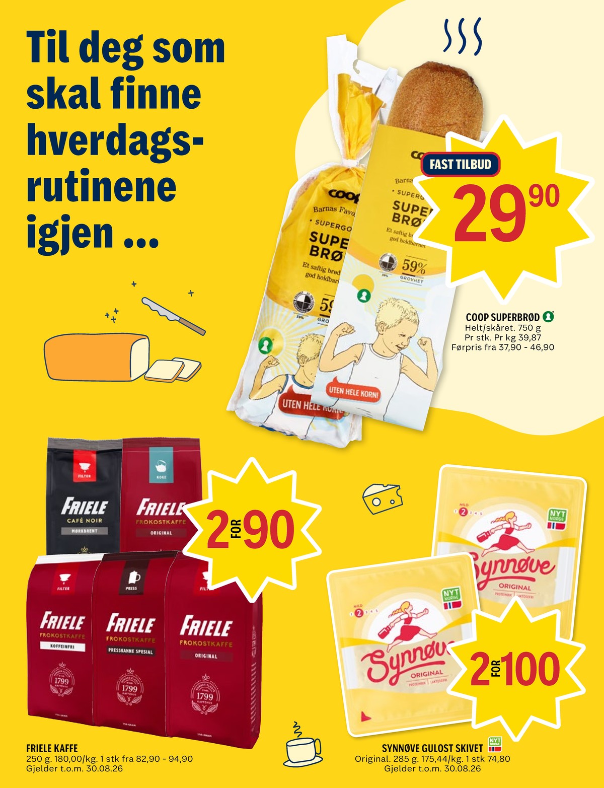 Se Coop Prix kundeavis for uge 33 på Tilbudsuken.no. Se gode tilbud på mange varer. Les kundeavisen her! Side 6