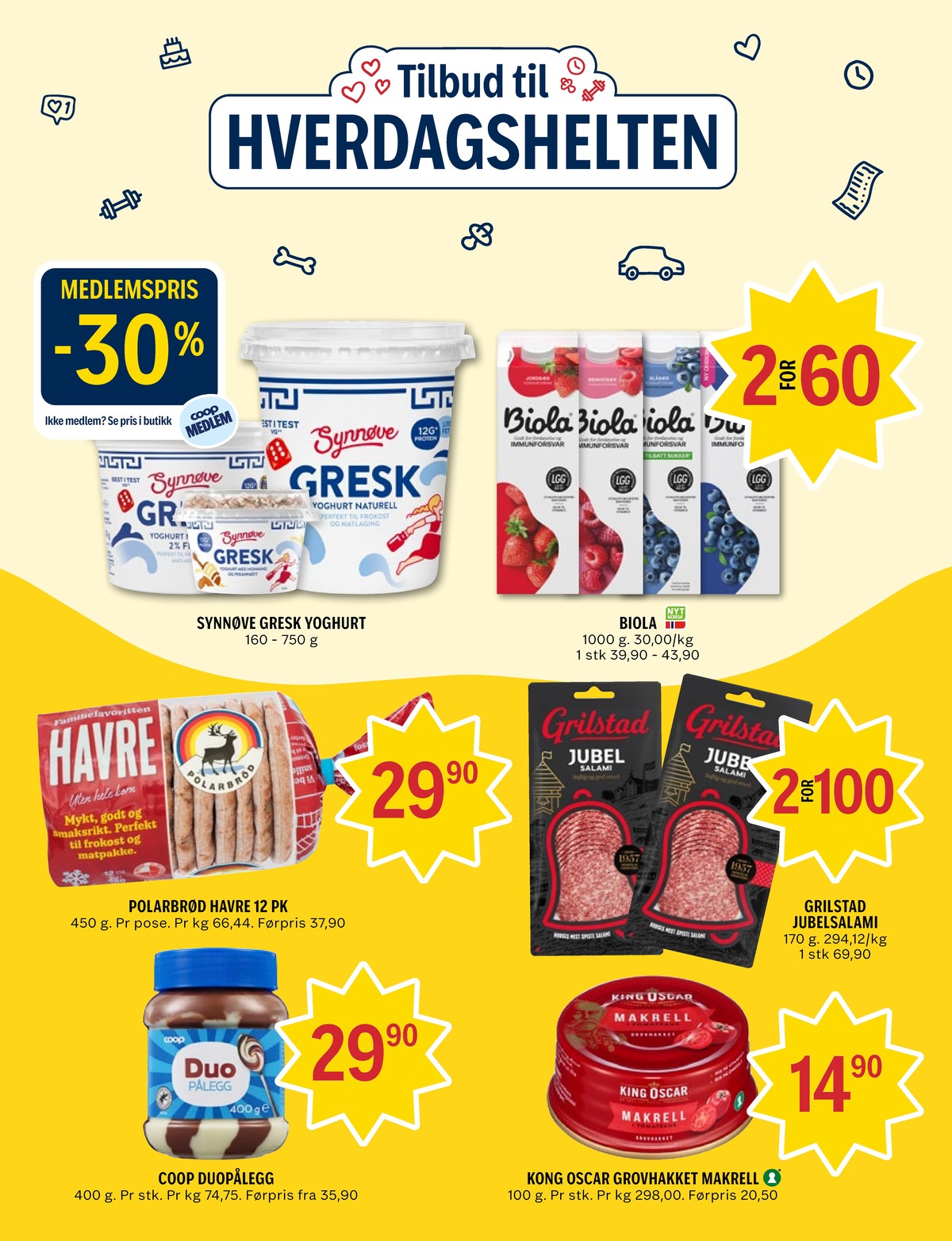 Se Coop Prix kundeavis for uge 33 på Tilbudsuken.no. Se gode tilbud på mange varer. Les kundeavisen her! Side 7