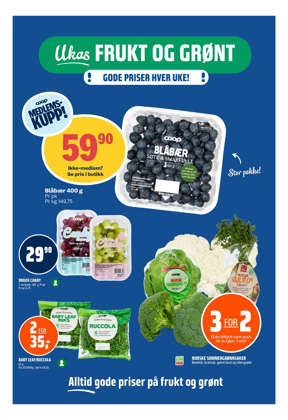 Se Coop Obs kundeavis for uge 33 på Tilbudsuken.no. Se gode tilbud på mange varer. Les kundeavisen her! Side 6