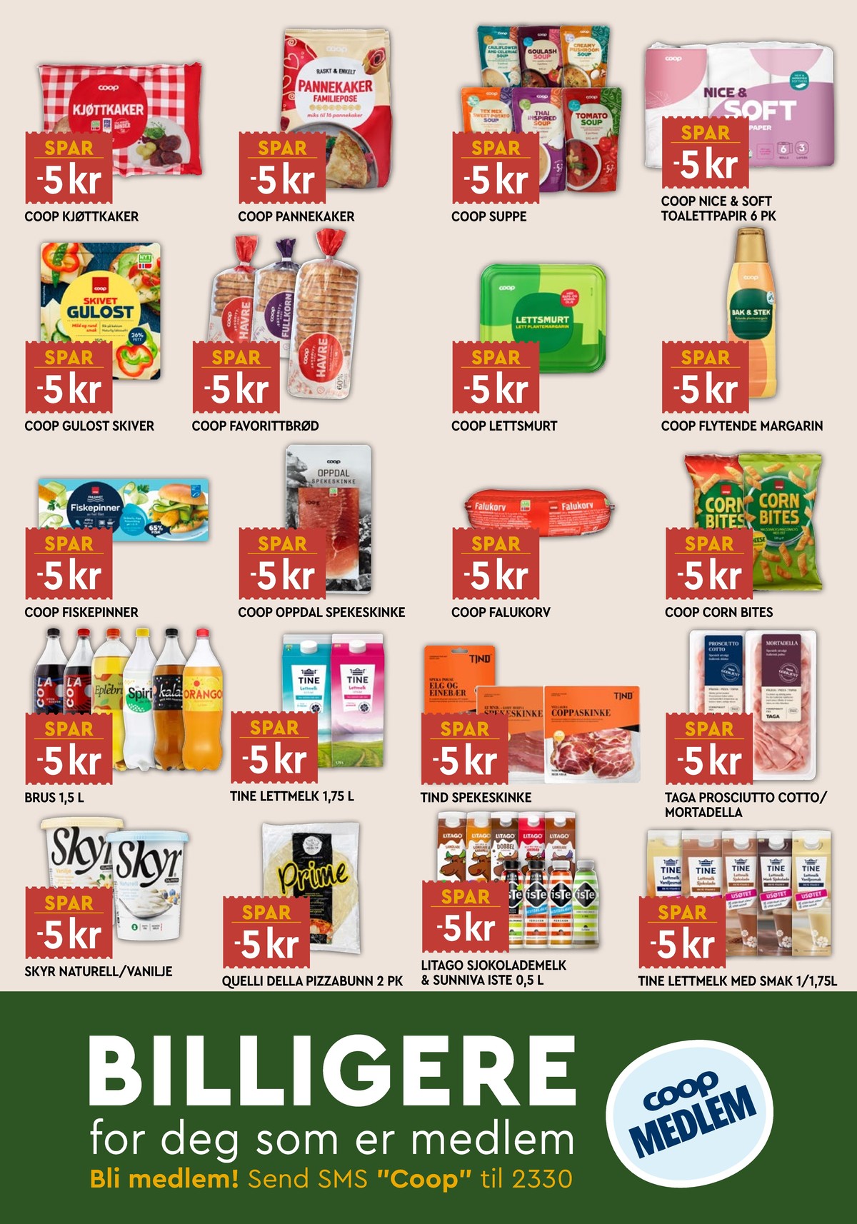 Se Coop Mega kundeavis for uge 33 på Tilbudsuken.no. Se gode tilbud på mange varer. Les kundeavisen her! Side 12