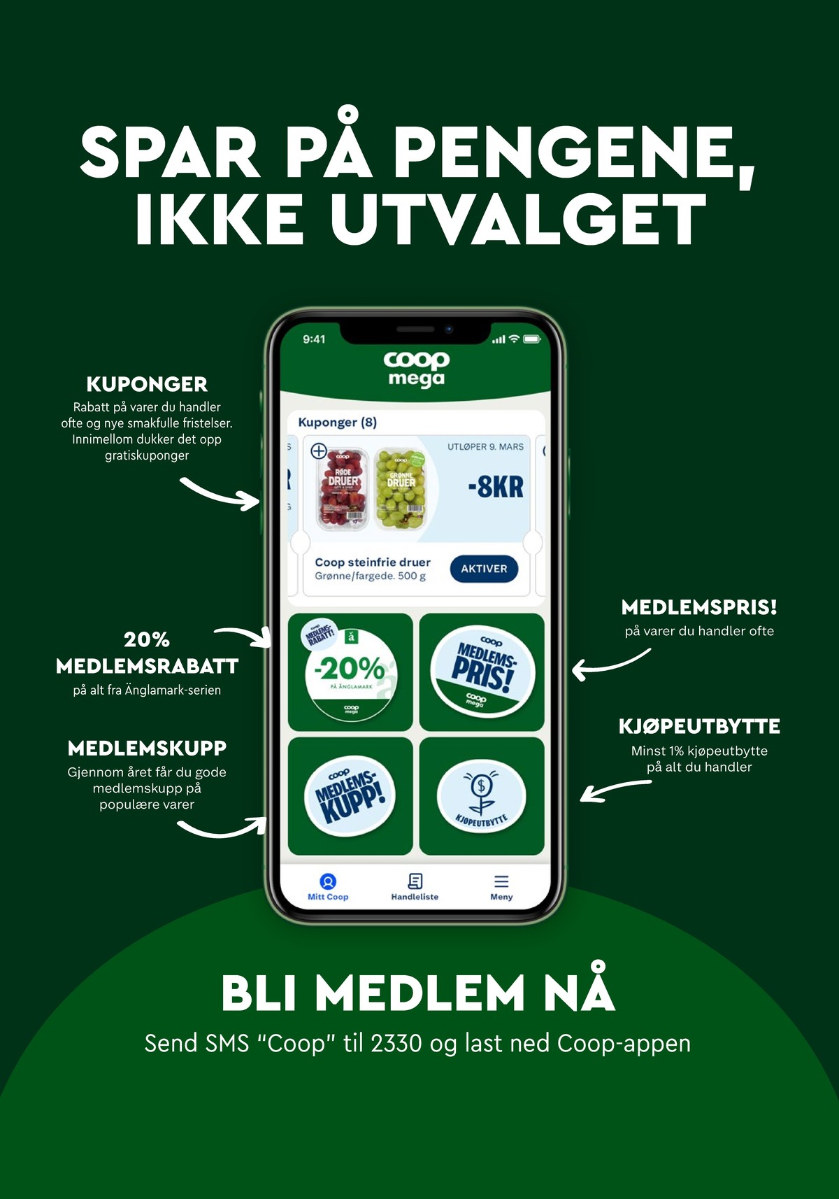 Se Coop Mega kundeavis for uge 33 på Tilbudsuken.no. Se gode tilbud på mange varer. Les kundeavisen her! Side 16