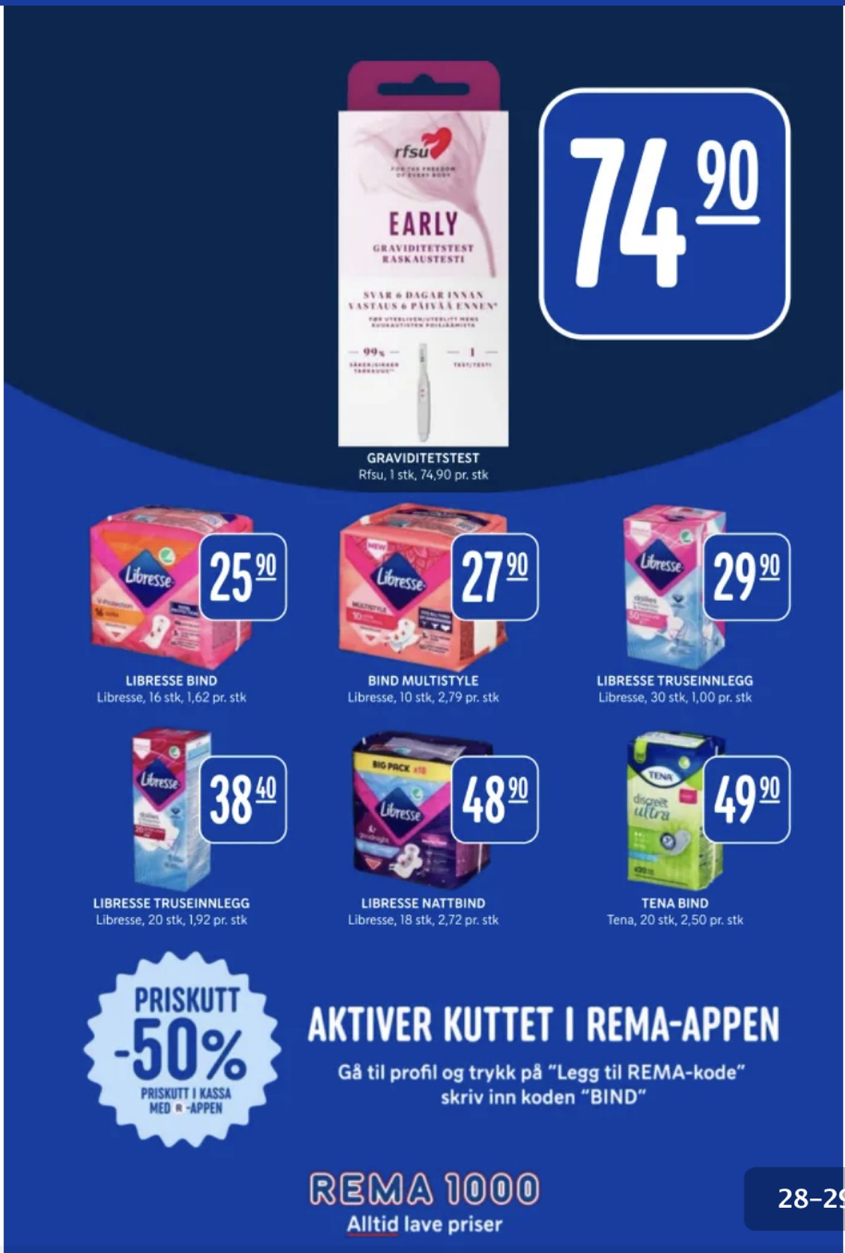 Se Rema 1000 kundeavis for uge 33 på Tilbudsuken.no. Se gode tilbud på mange varer. Les kundeavisen her! Side 28