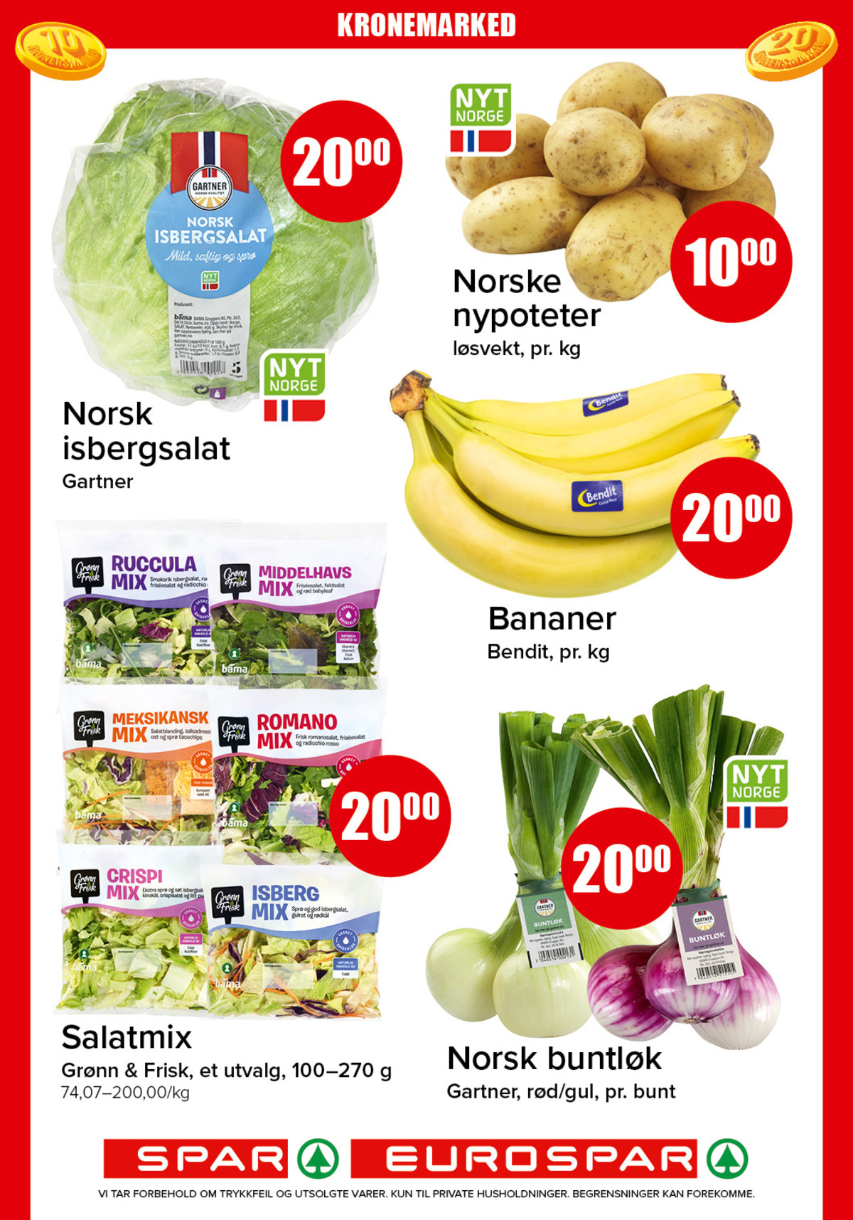 Se Spar - Eurospar kundeavis for uke 33 på Tilbudsuken.no. Se gode tilbud på mange varer, f.eks. poteter ukjent eller banan bendit. Les kundeavisen her! Side 2