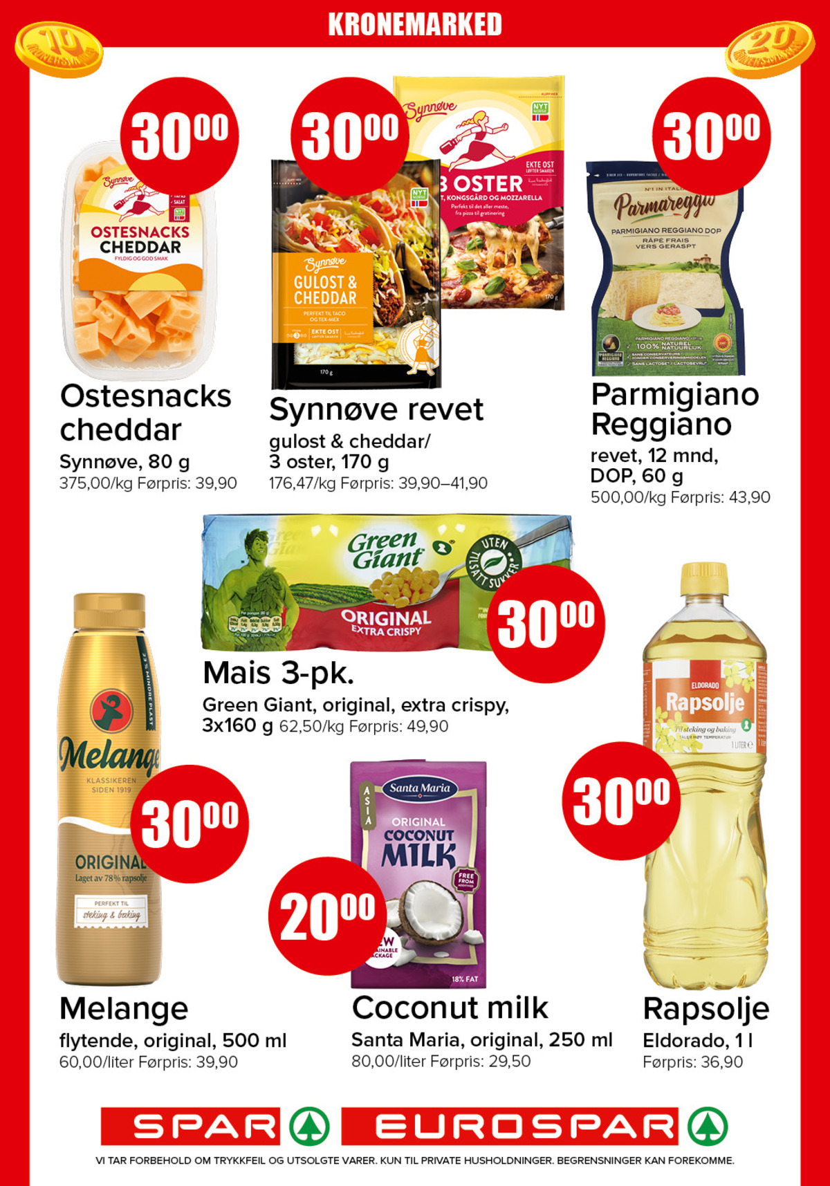 Se Spar - Eurospar kundeavis for uke 33 på Tilbudsuken.no. Se gode tilbud på mange varer, f.eks. ostesnacks cheddar synnøve finden eller revet ost 3 oster synnøve finden. Les kundeavisen her! Side 6