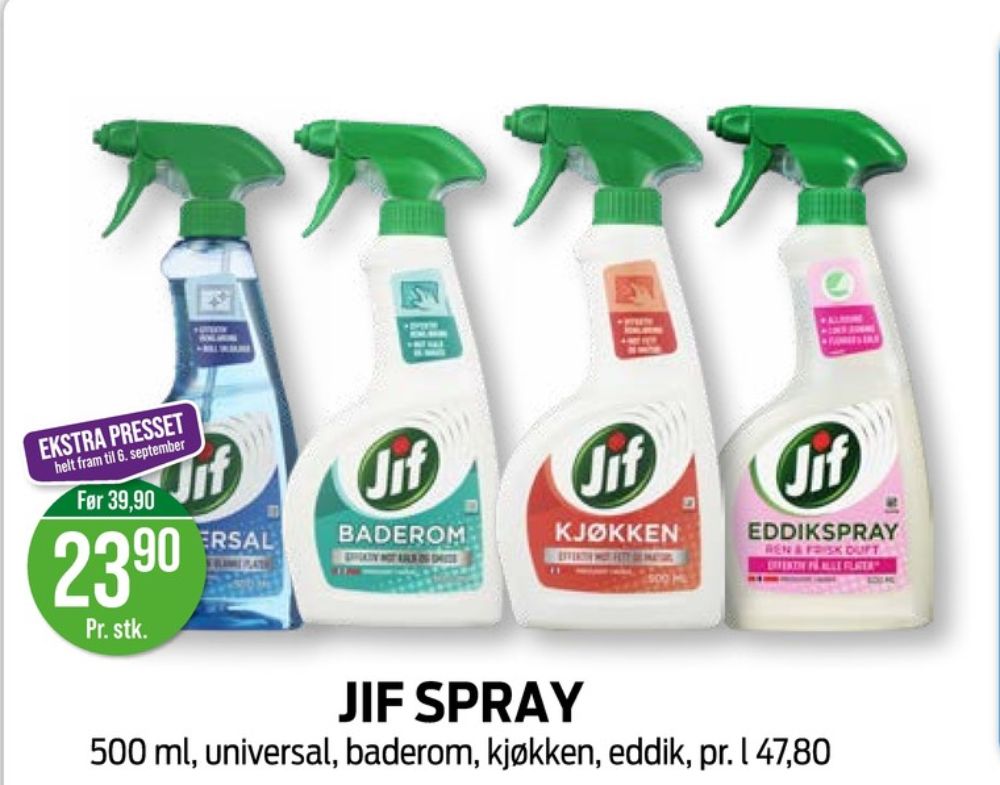 Jif, Rengjøringsmiddel