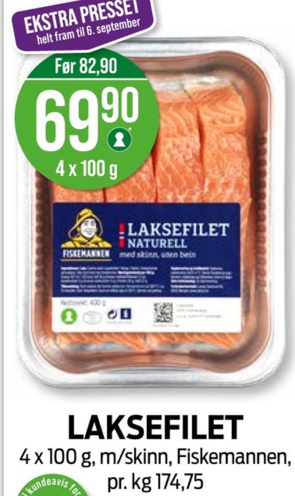 Fiskemannen, Laksefilet