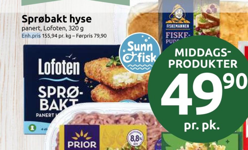 Lofoten, Sprøbake Hysefilet