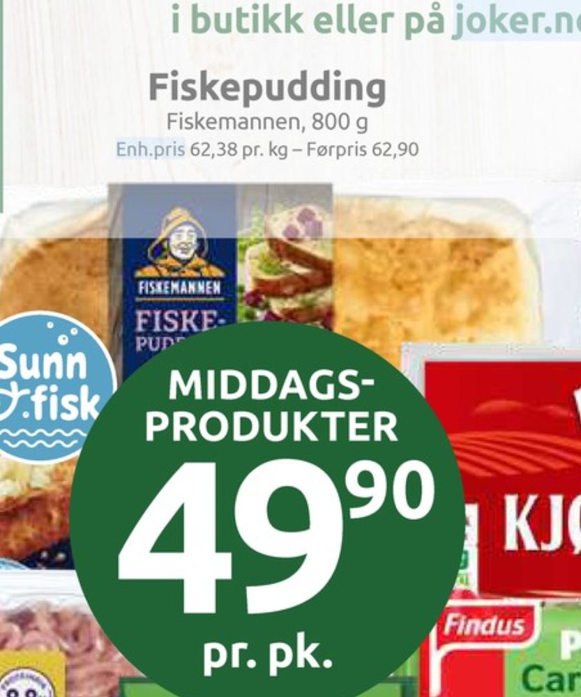 Fiskemannen, Fiskepudding