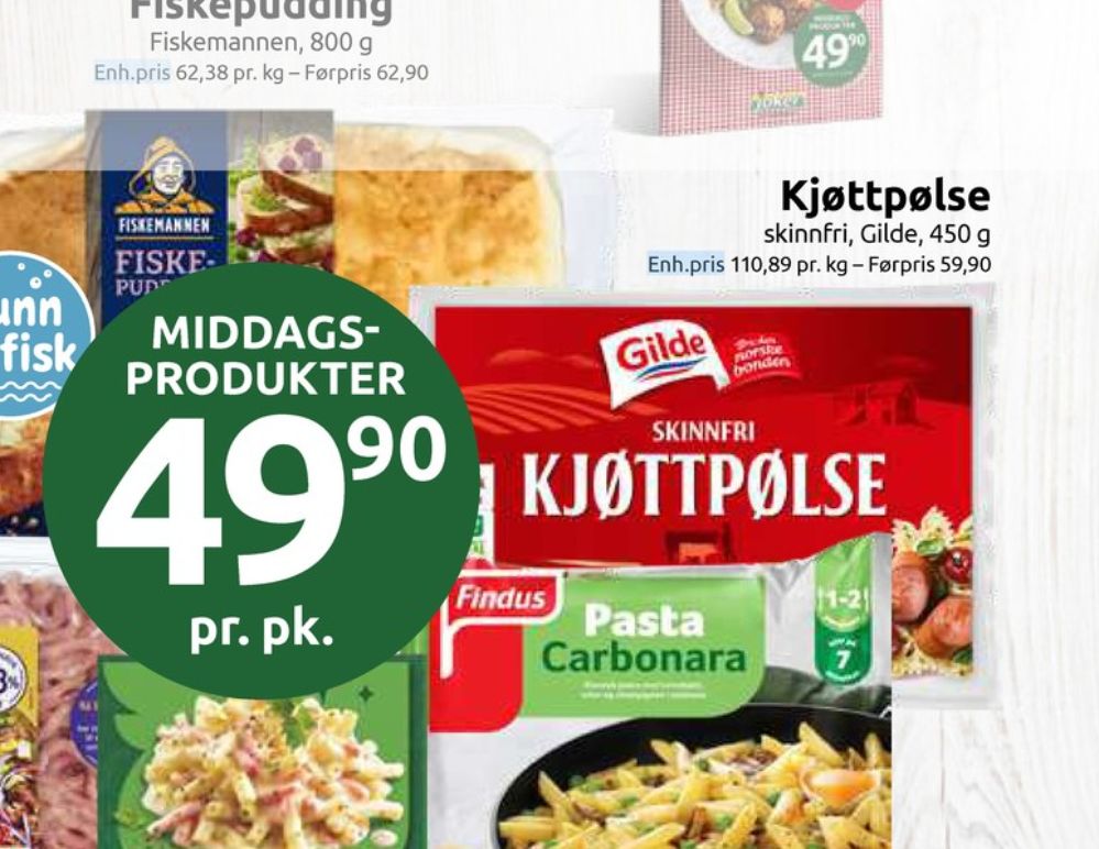 Gilde, Kjøttpølser