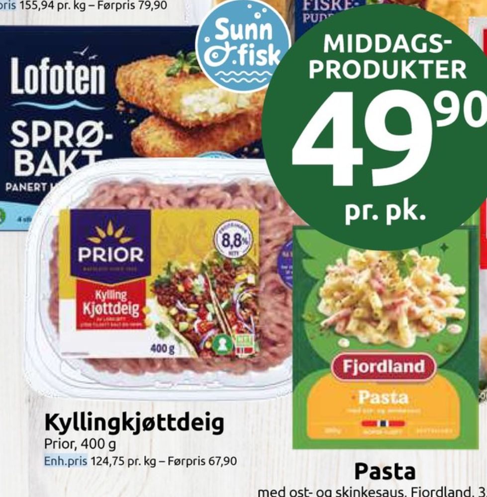 Prior, Kjøttdeig