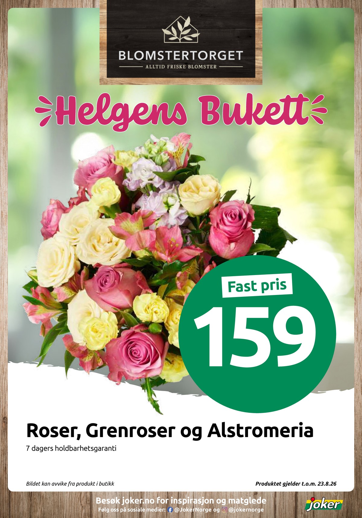 Se Joker kundeavis for uge 33 på Tilbudsuken.no. Se gode tilbud på mange varer. Les kundeavisen her! Side 16
