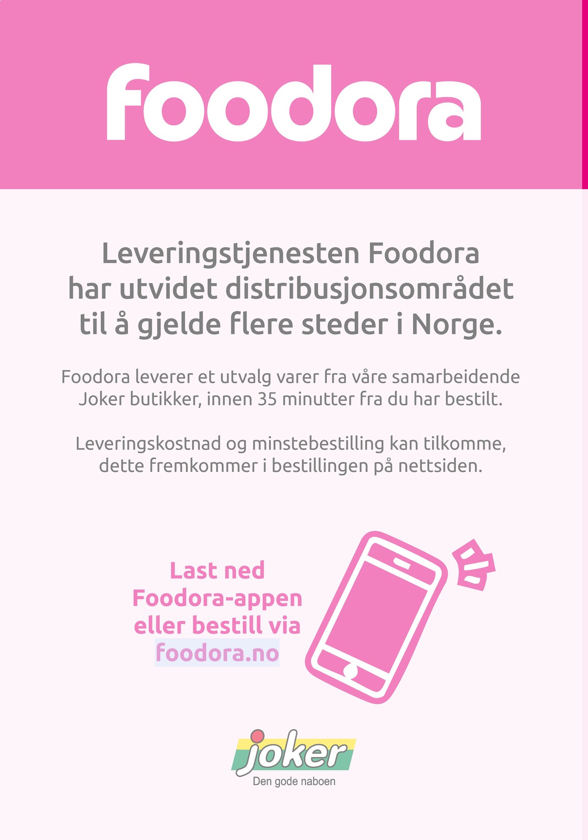 Se Joker kundeavis for uge 33 på Tilbudsuken.no. Se gode tilbud på mange varer. Les kundeavisen her! Side 22