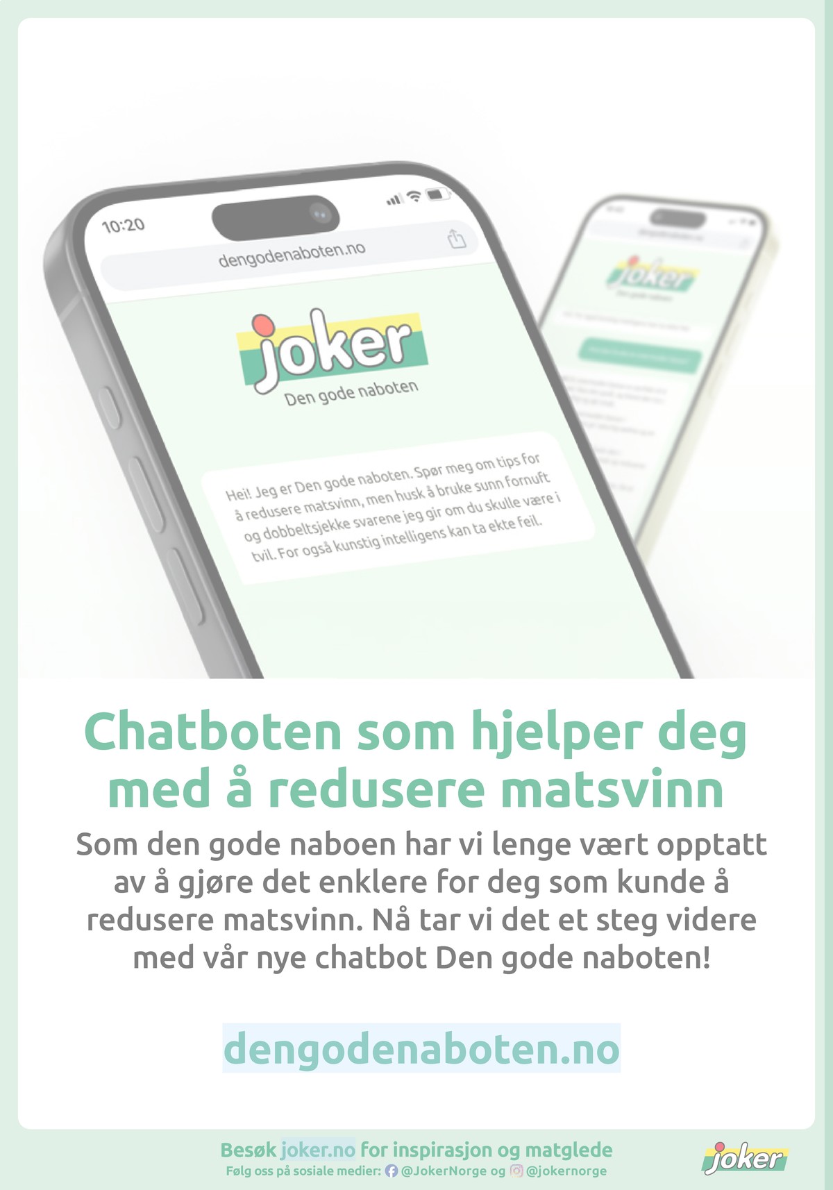 Se Joker kundeavis for uge 33 på Tilbudsuken.no. Se gode tilbud på mange varer. Les kundeavisen her! Side 26