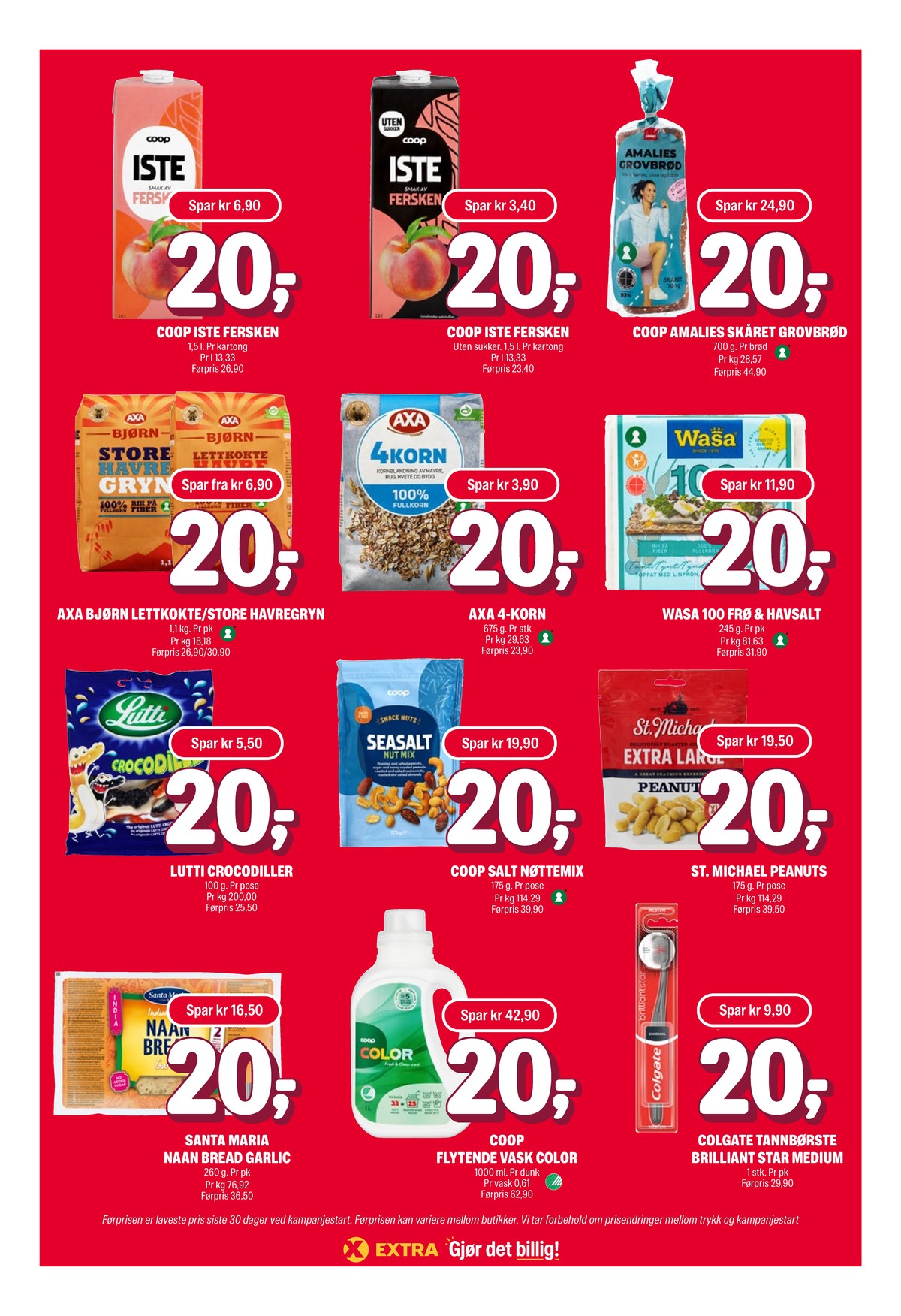 Se Coop Extra kundeavis for uke 34 på Tilbudsuken.no. Se gode tilbud på mange varer, f.eks. iste coop eller iste coop. Les kundeavisen her! Side 3