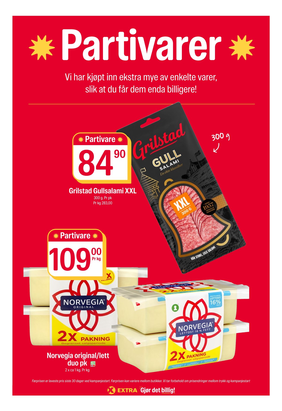 Se Coop Extra kundeavis for uke 34 på Tilbudsuken.no. Se gode tilbud på mange varer, f.eks. salami gull grilstad eller skæreost original norvegia. Les kundeavisen her! Side 8