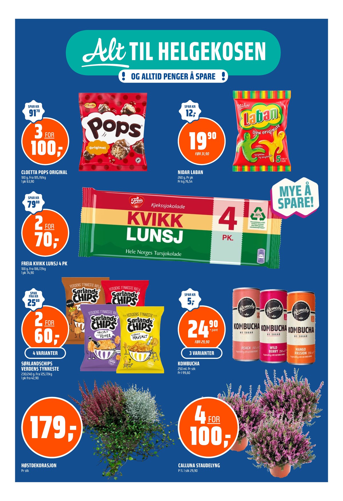 Se Coop Obs kundeavis for uge 34 på Tilbudsuken.no. Se gode tilbud på mange varer. Les kundeavisen her! Side 15