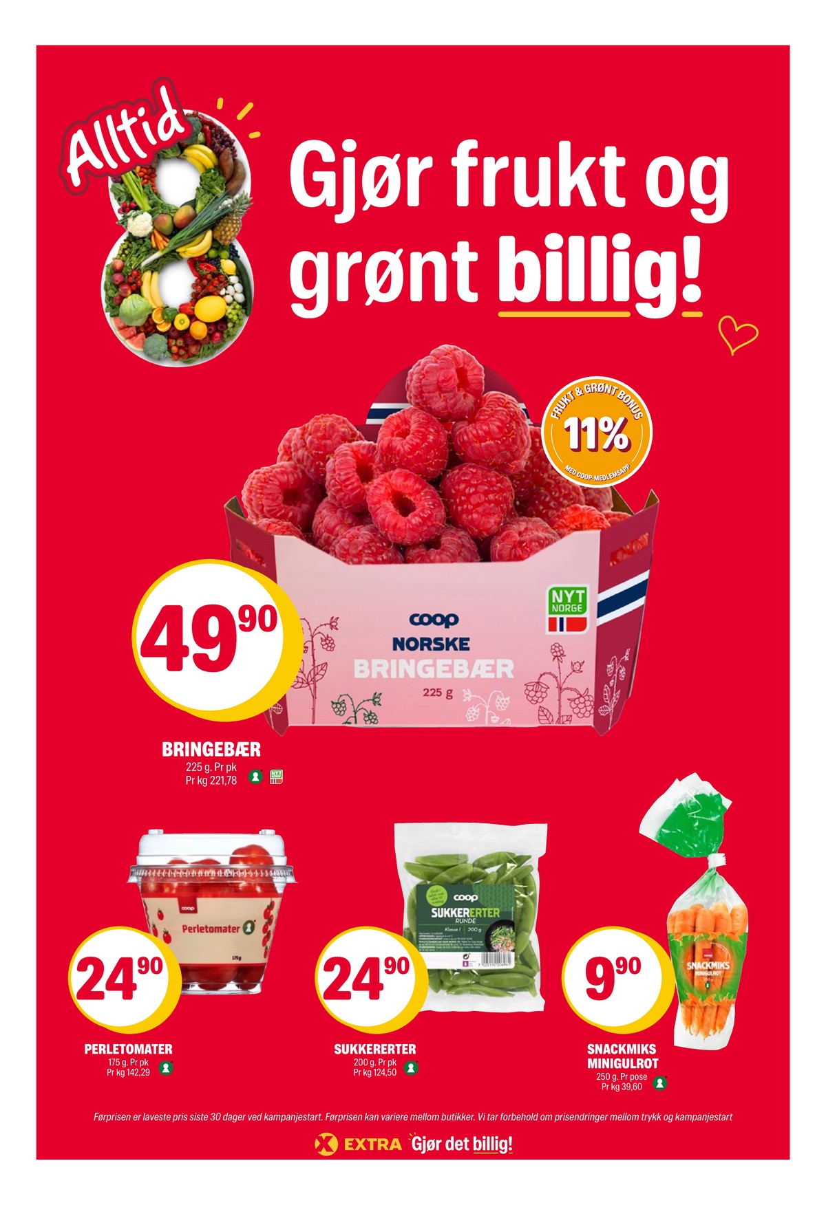 Se Coop Extra kundeavis for uge 34 på Tilbudsuken.no. Se gode tilbud på mange varer. Les kundeavisen her! Side 5