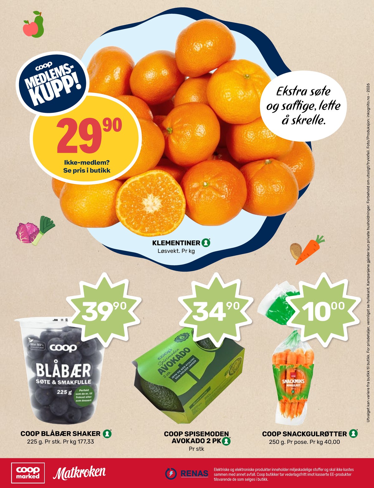Se Coop Marked kundeavis for uge 34 på Tilbudsuken.no. Se gode tilbud på mange varer. Les kundeavisen her! Side 8