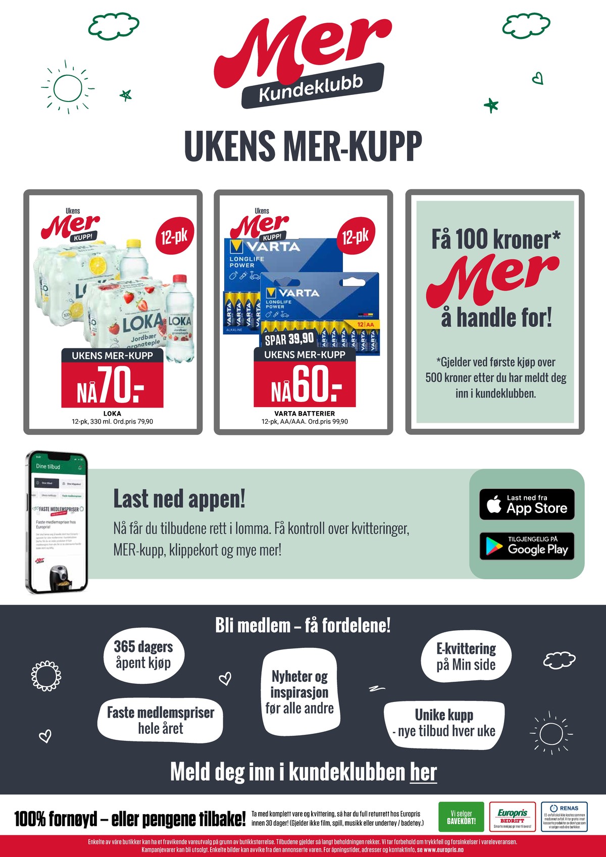Se Europris kundeavis for uge 34 på Tilbudsuken.no. Se gode tilbud på mange varer. Les kundeavisen her! Side 14
