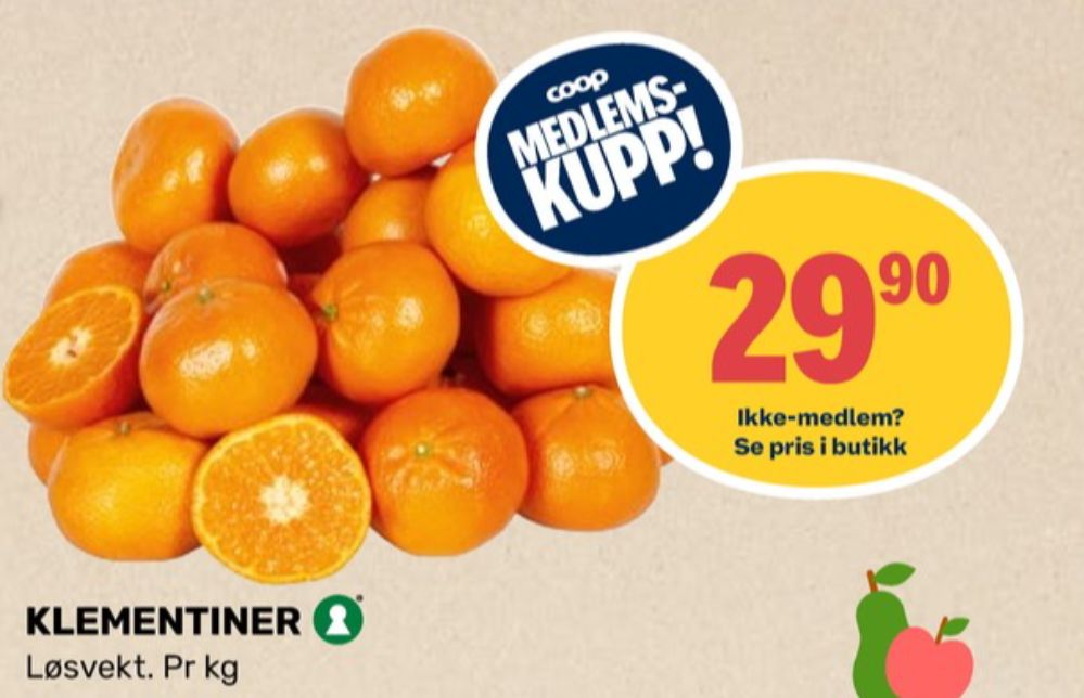 Ukjent, Klementiner