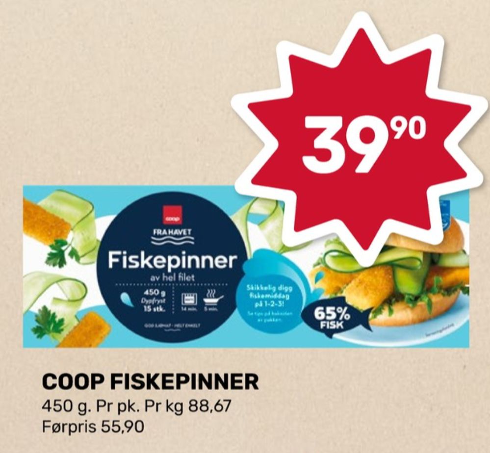 Coop, Fiskepinner