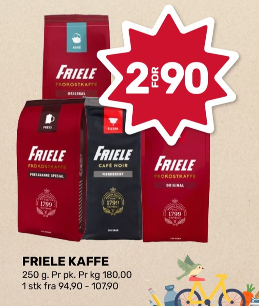 Friele, Kaffe formalet