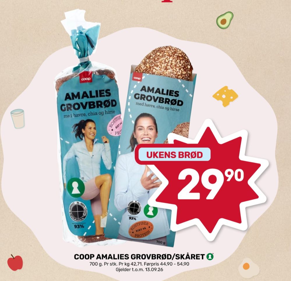 Coop, Brød