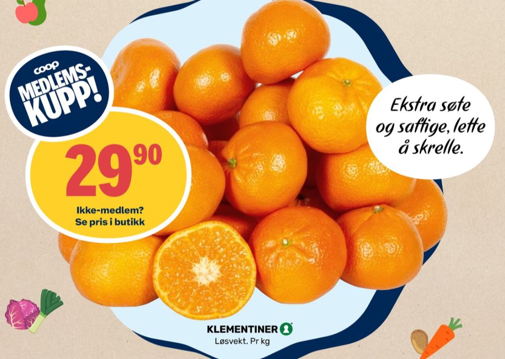 Ukjent, Klementiner