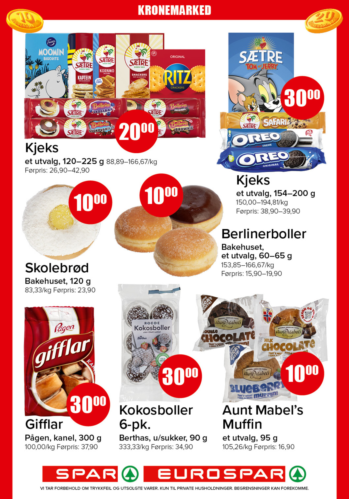 Se Spar - Eurospar kundeavis for uge 34 på Tilbudsuken.no. Se gode tilbud på mange varer. Les kundeavisen her! Side 12