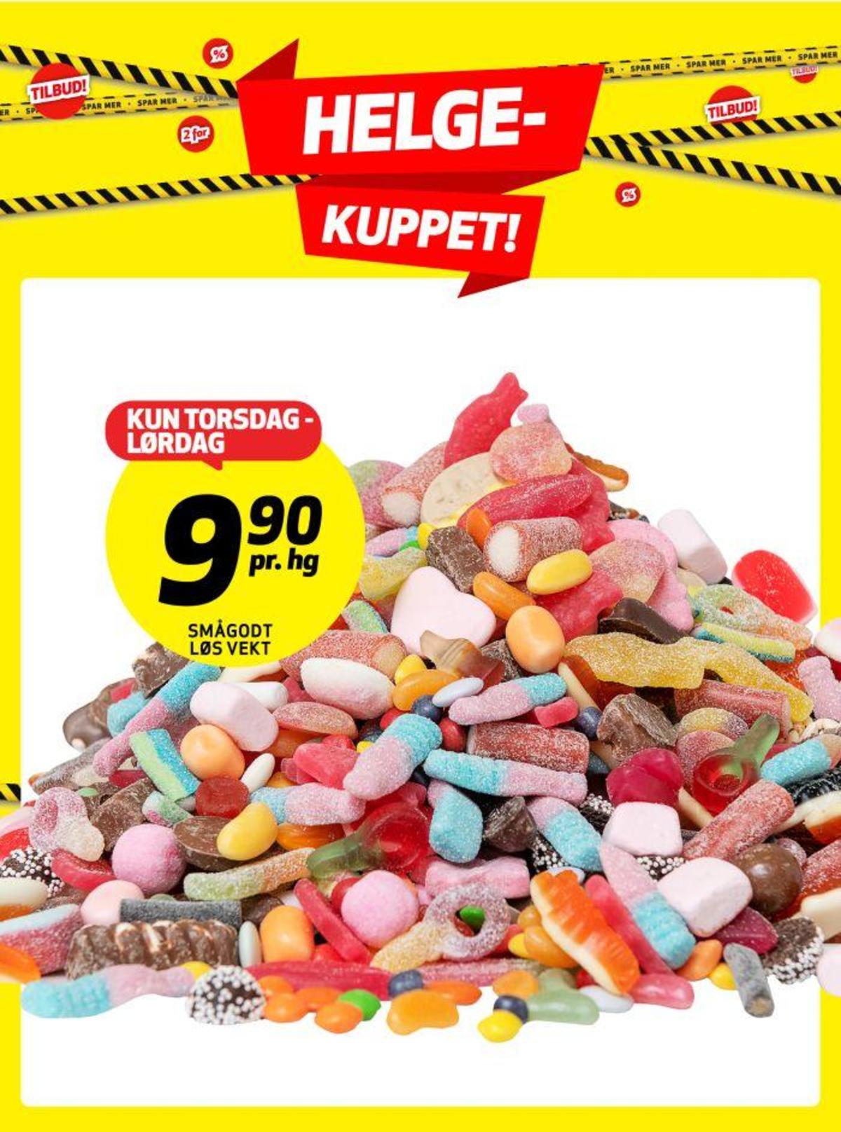 Se Bunnpris kundeavis for uke 34 på Tilbudsuken.no. Se gode tilbud på mange varer, f.eks. godterier snop! eller andre varer. Les kundeavisen her! Side 17