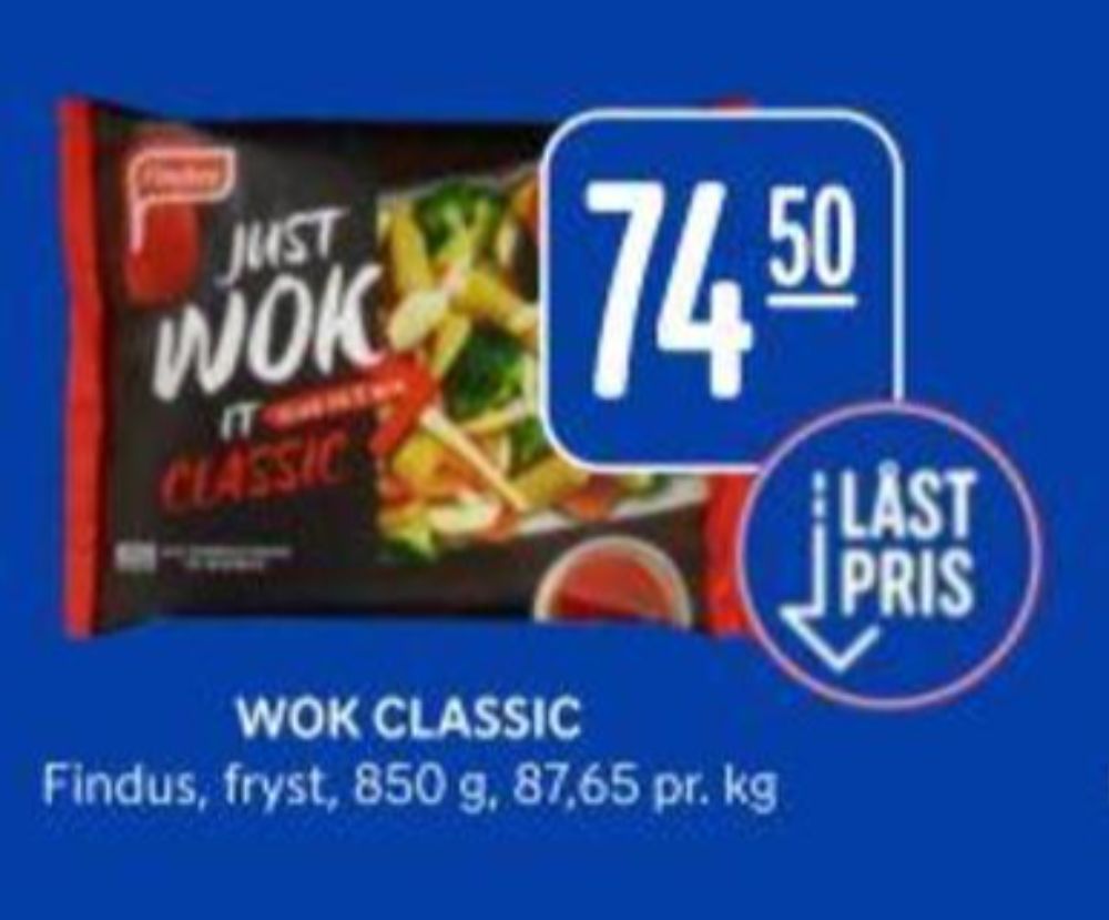 Findus, Just Wok It Classic