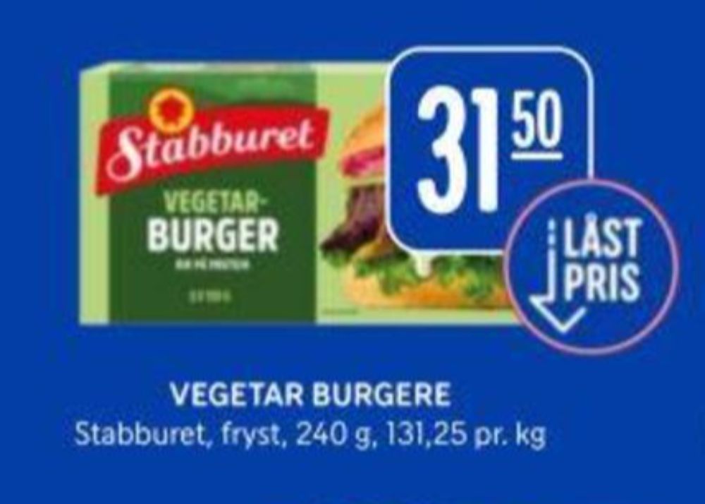 Stabburet, Vegetarburger