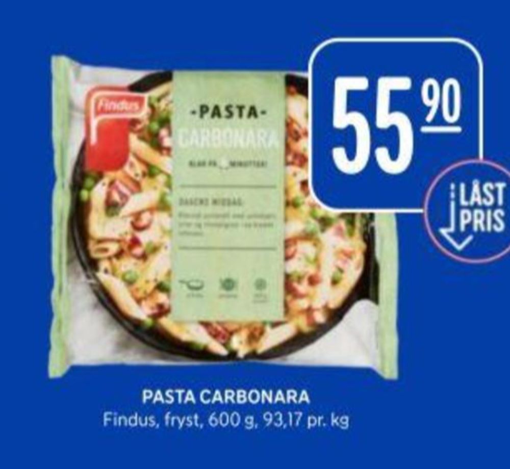 Findus, Pasta Carbonara