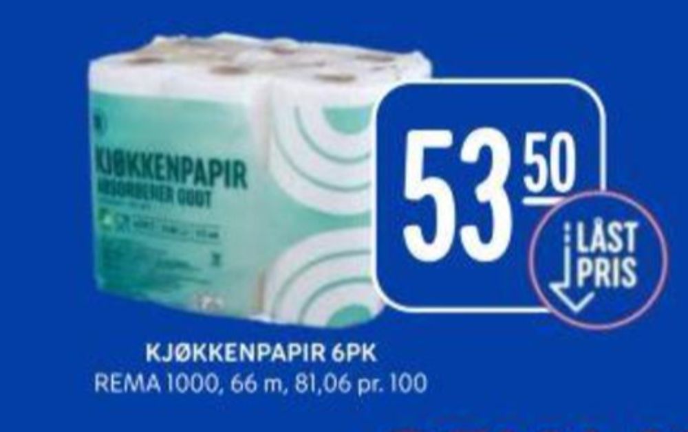 Rema 1000, Tørkerull