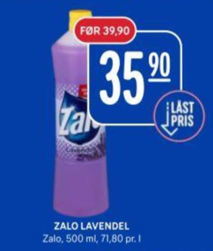 Zalo, Oppvaskmiddel