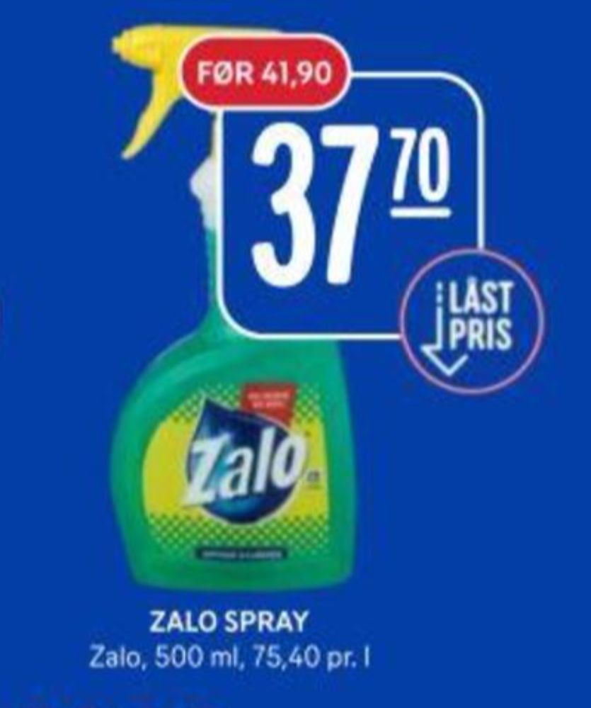 Zalo, Rengjøringsmiddel