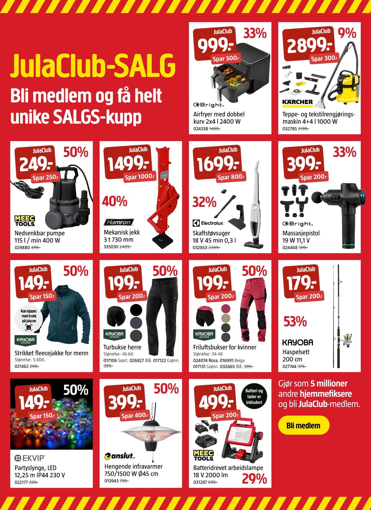 Se Jula kundeavis for uge 34 på Tilbudsuken.no. Se gode tilbud på mange varer. Les kundeavisen her! Side 13