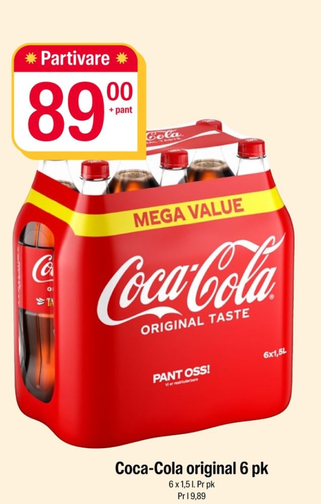 Coca-Cola, Coca Cola 6 pk.