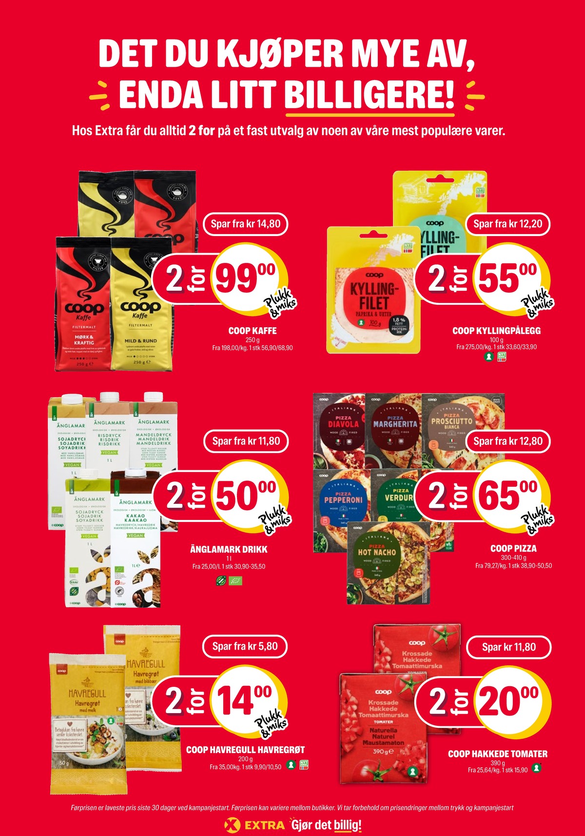 Se Coop Extra kundeavis for uke 35 på Tilbudsuken.no. Se gode tilbud på mange varer, f.eks. kaffe formalet mild & rund eller kaffe formalet mørk & kraftig. Les kundeavisen her! Side 28