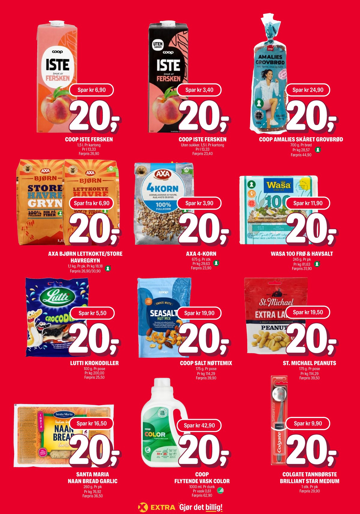 Se Coop Extra kundeavis for uke 35 på Tilbudsuken.no. Se gode tilbud på mange varer, f.eks. iste coop eller iste coop. Les kundeavisen her! Side 4