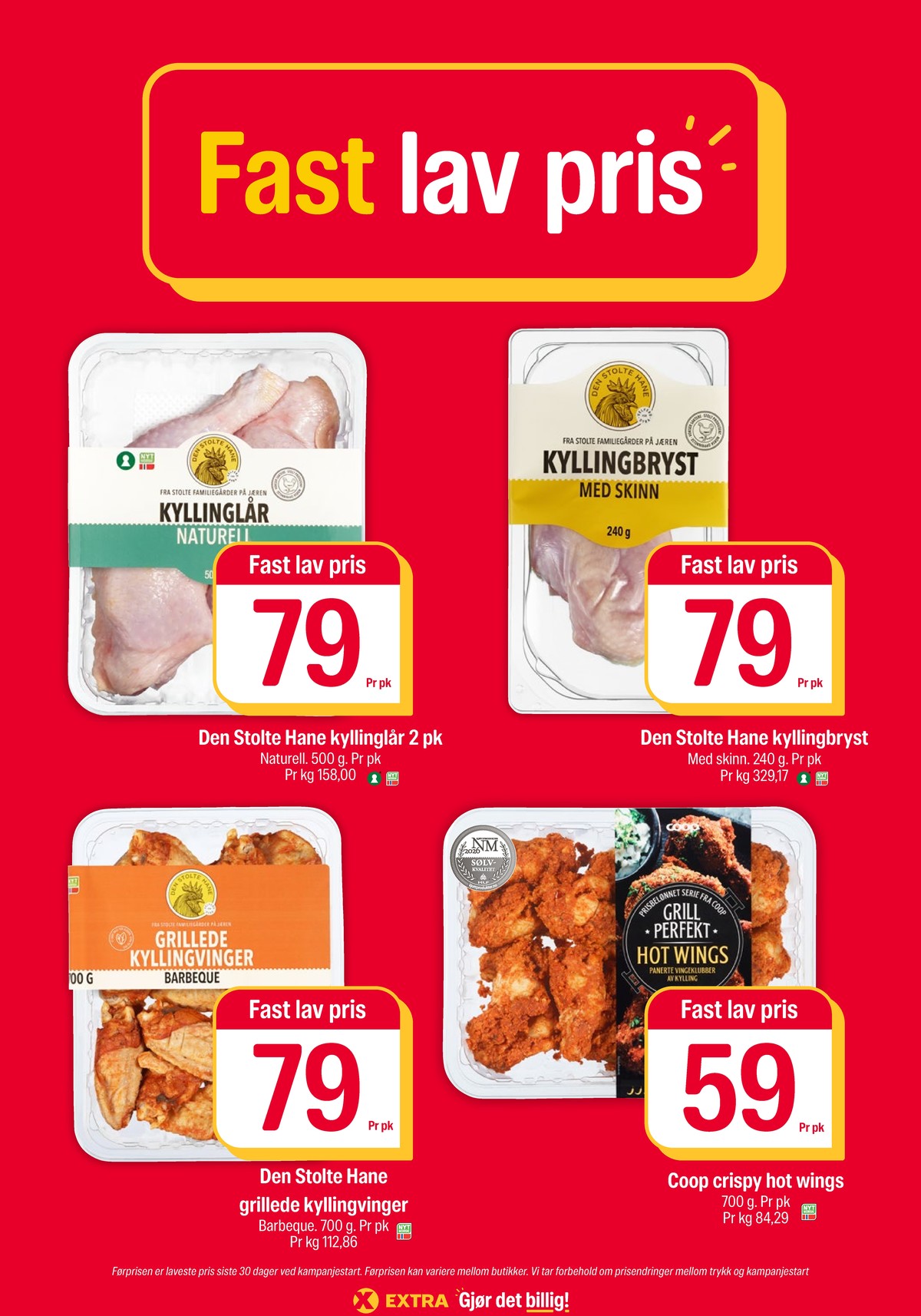 Se Coop Extra kundeavis for uke 35 på Tilbudsuken.no. Se gode tilbud på mange varer, f.eks. kyllinglår den stolte hane eller kyllingbryst den stolte hane. Les kundeavisen her! Side 10