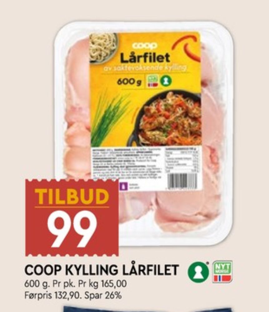 Coop, Kyllinglårfilet