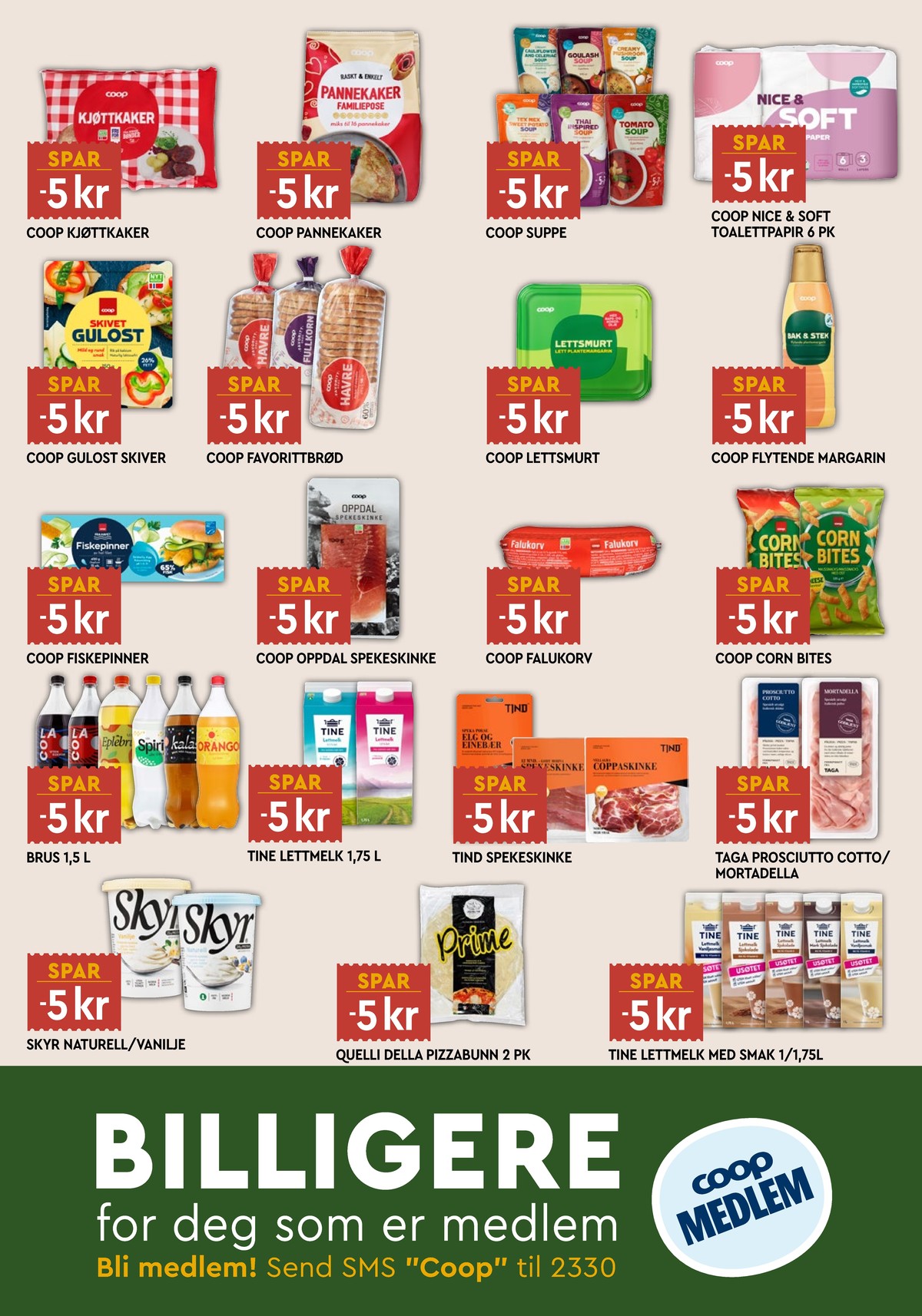 Se Coop Mega kundeavis for uge 35 på Tilbudsuken.no. Se gode tilbud på mange varer. Les kundeavisen her! Side 16