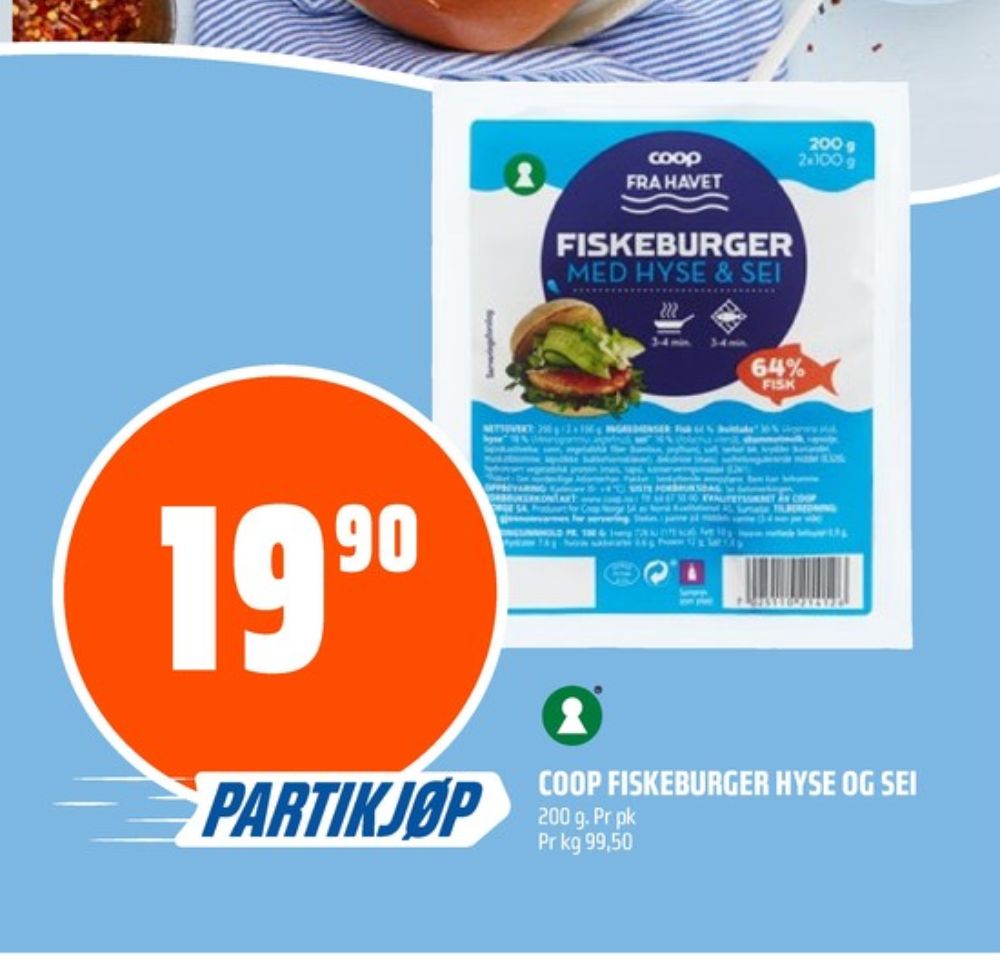 Coop, Fiskeburger